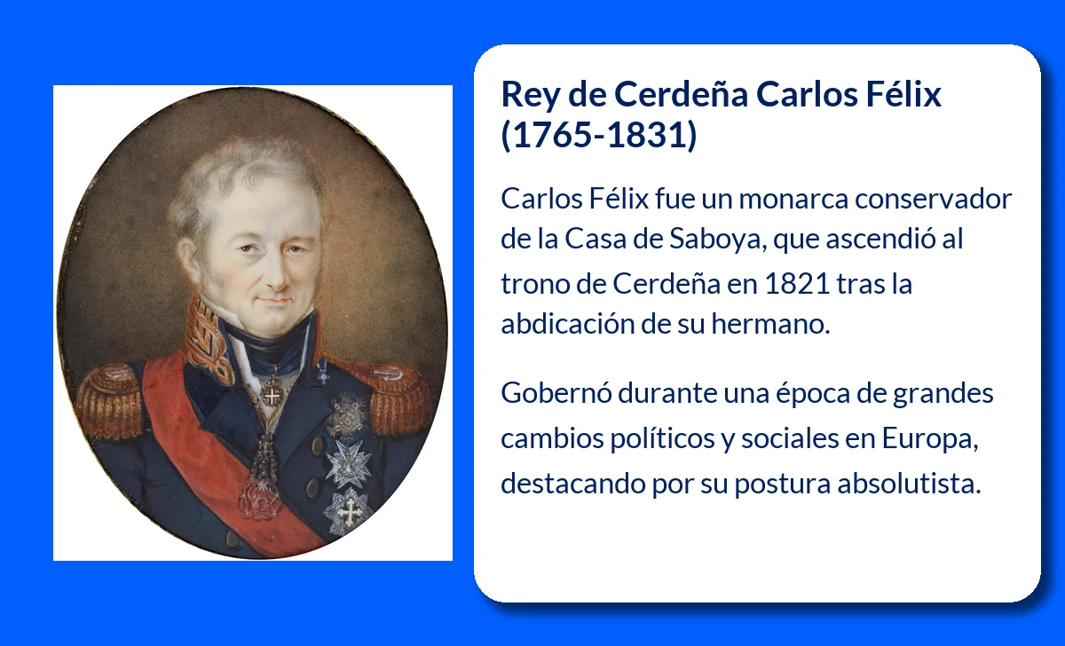 Rey de Cerdeña Carlos Félix