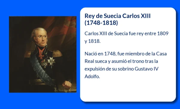Rey de Suecia Carlos XIII