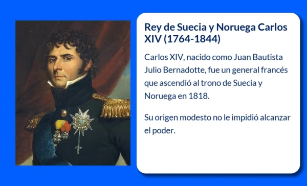 Rey de Suecia y Noruega Carlos XIV