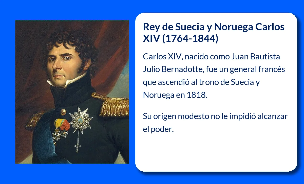Rey de Suecia y Noruega Carlos XIV