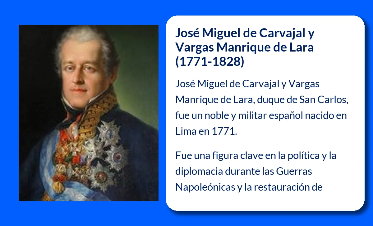 José Miguel de Carvajal y Vargas Manrique de Lara